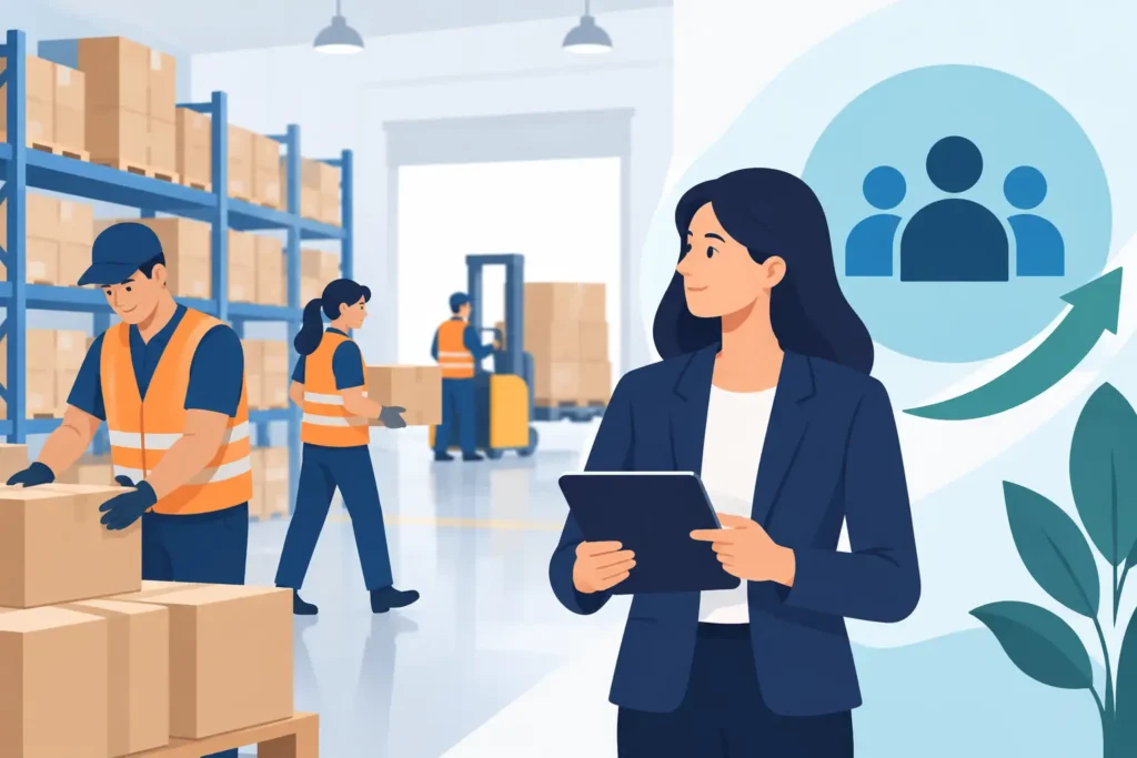 Empresa de staffing temporal para picos de trabajo